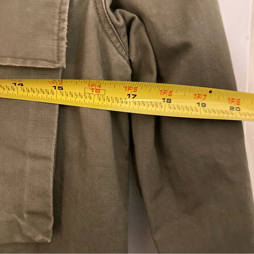 All Saints Green Lightweight Shirt Jacket - Picture 7 of 9